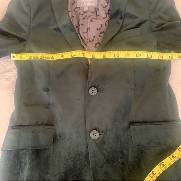 Appaman Fine Tailored Forest Velvet Suit Set Green Sz 12 Boys - Picture 12 of 16